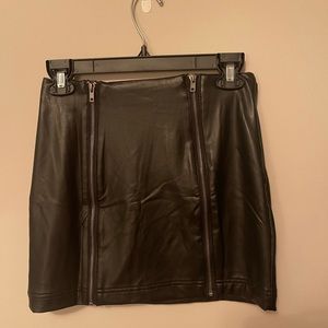 Never worn black pleather miniskirt